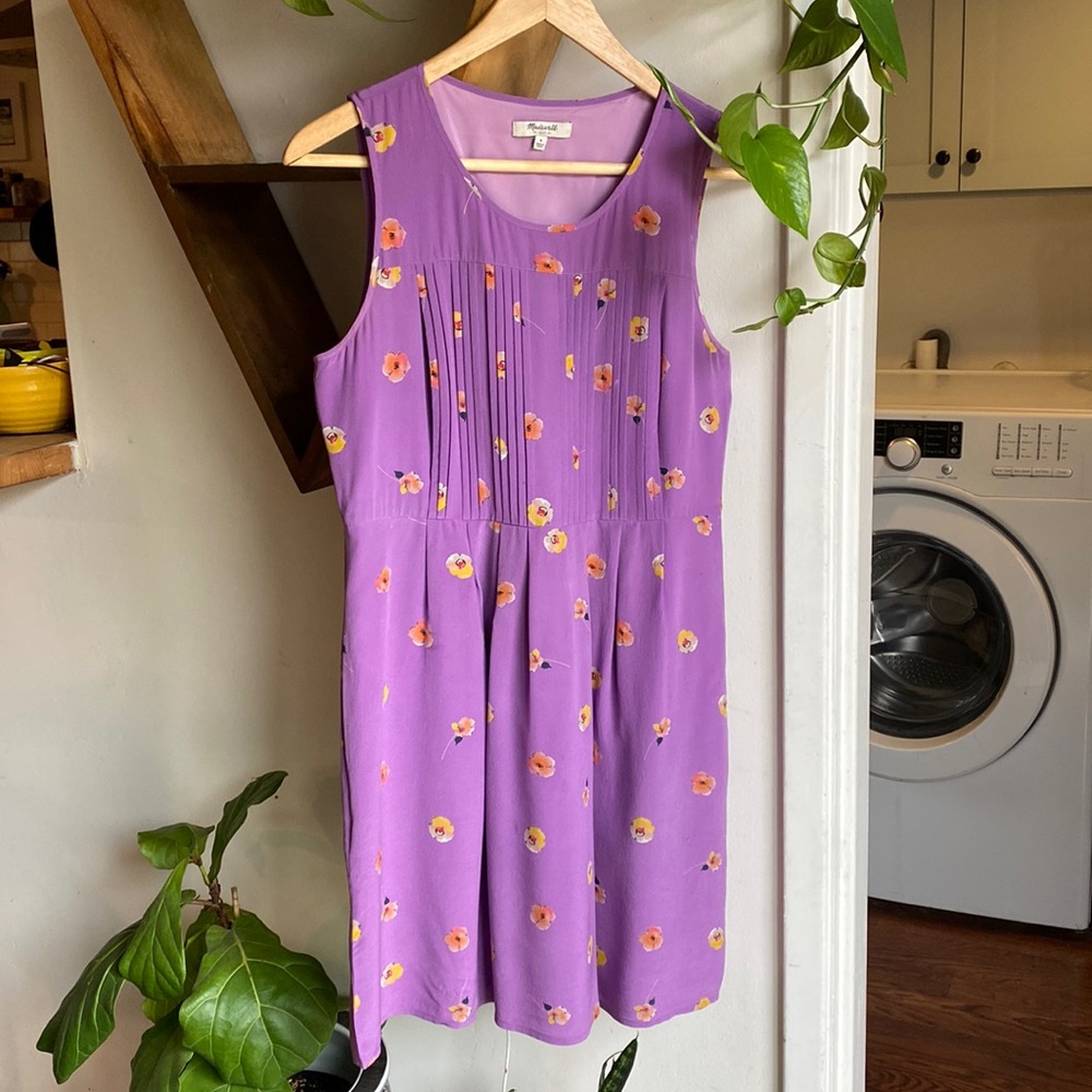 Purple Madewell Silk Dress